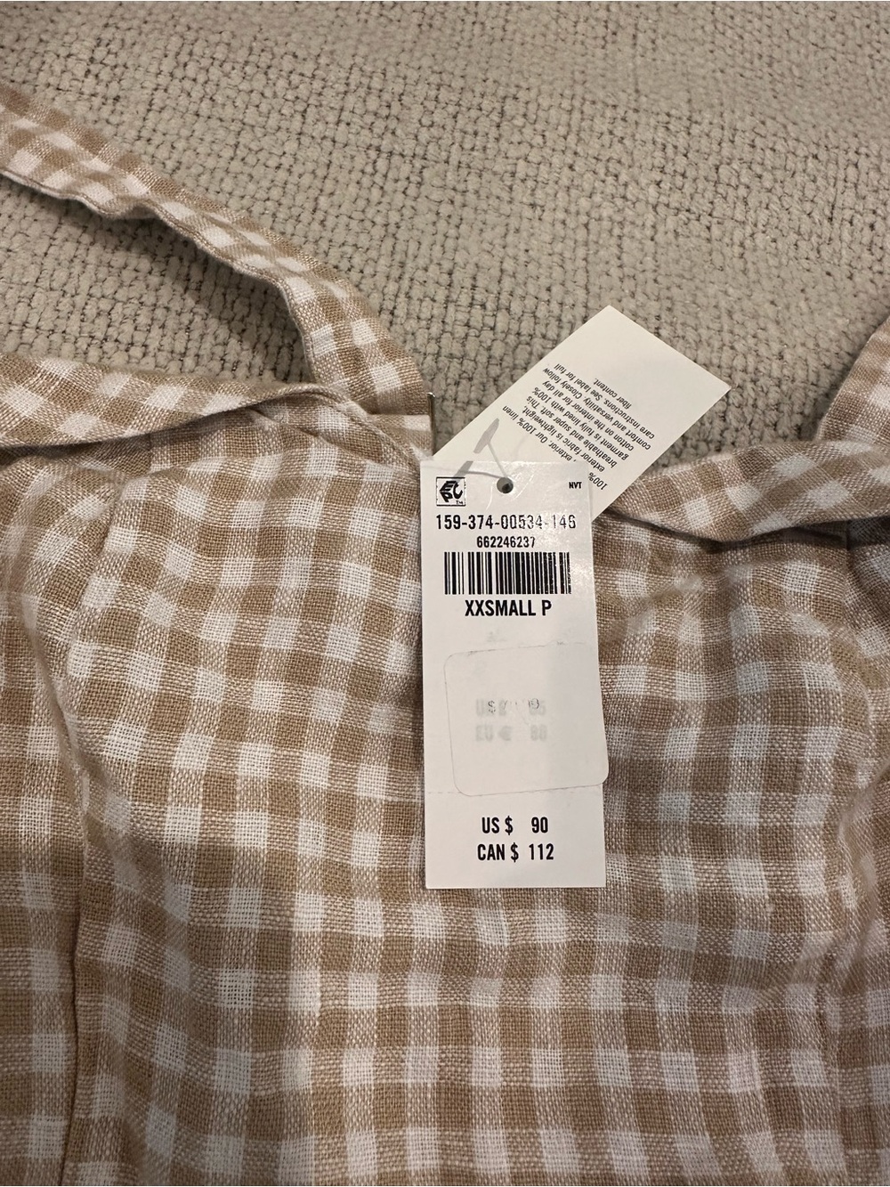 Abercrombie & Fitch Gingham Romper - Picture 6 of 6